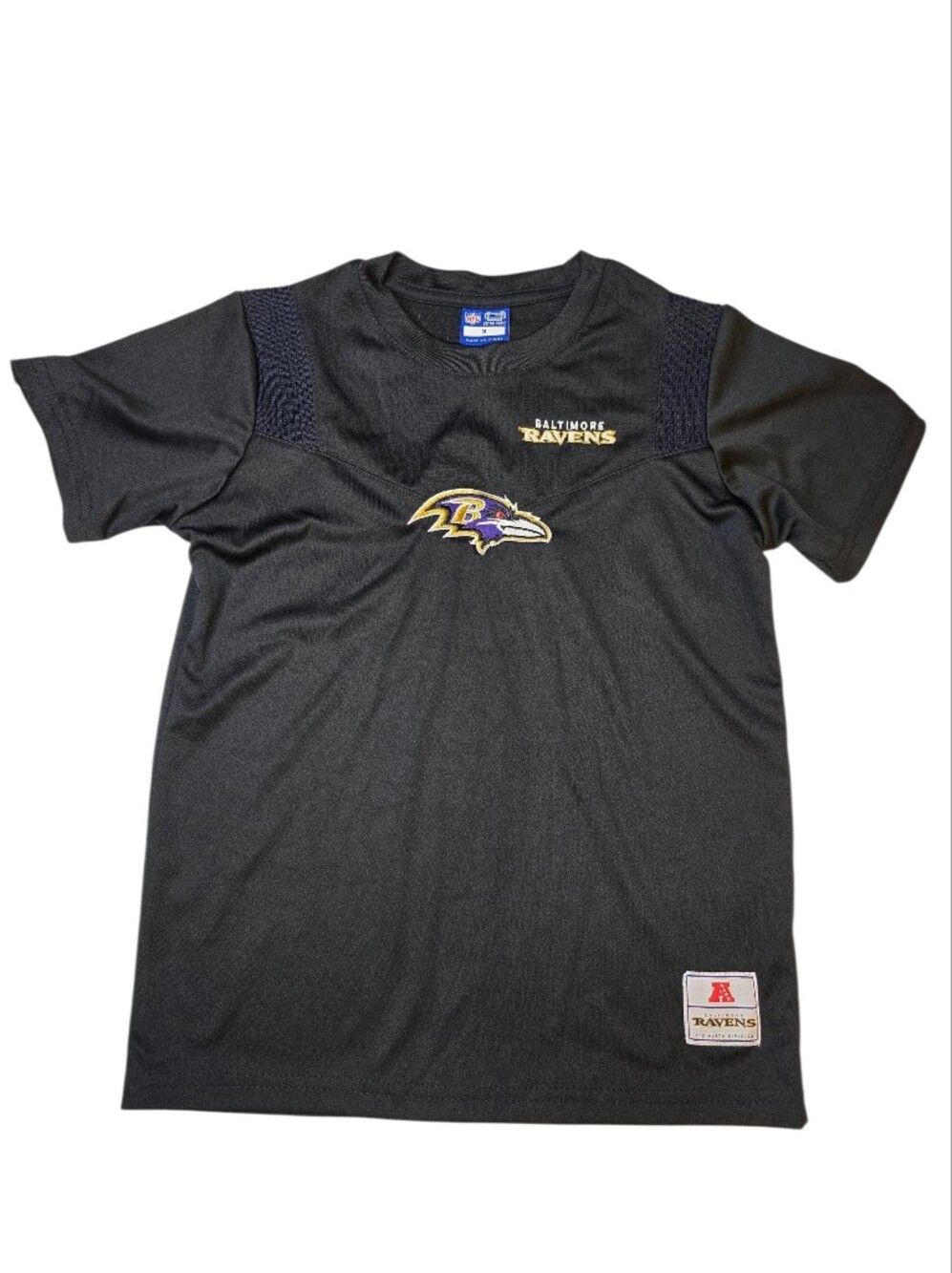 Baltimore Ravens Kids Black Short Sleeve Team Tee